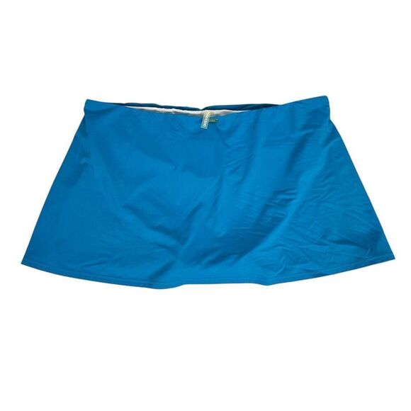 Lands End Womens Swim Skirt with Built in Brief size 8 Blue - Picture 1 of 7